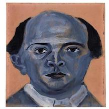 Schoenberg-Blue Self Portrait